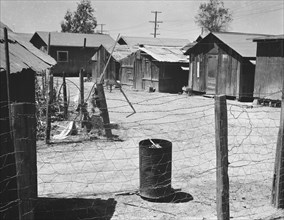 Homes of Mexican field laborers, Brawley, Imperial Valley, California, 1935. Creator: Dorothea Lange.