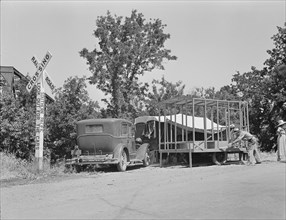Mobile housing--a trend, California, 1935. Creator: Dorothea Lange.