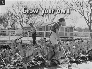 Homegrown food is homegrown wealth, 1936. Creator: Dorothea Lange.