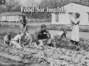 Homegrown food is homegrown wealth, 1936. Creator: Dorothea Lange.