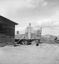 Central Utah dry land adjustment project, forty miles from Tooele, Utah, 1936. Creator: Dorothea Lange.