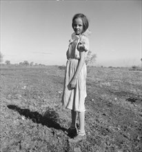 Resettled child of Bosque Farms, New Mexico, 1935. Creator: Dorothea Lange.