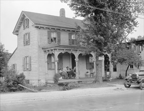 Home of idle American workman, Near Bridgton, New Jersey, 1936. Creator: Dorothea Lange.