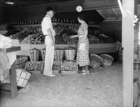 Center Market, Washington, D.C., 1936. Creator: Dorothea Lange.