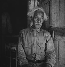 Bob Lemmons, Carrizo Springs, Texas. Born a slave about 1850, south of San Antonio, 1936. Creator: Dorothea Lange.