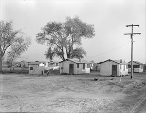 Housing for workers of the Frick Ranch, California, 1936. Creator: Dorothea Lange.