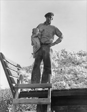 Cotton picker, Southern San Joaquin Valley, California, 1936. Creator: Dorothea Lange.