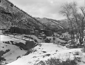 Utah coal mining town, Consumers, near Price, Utah, 1936. Creator: Dorothea Lange.