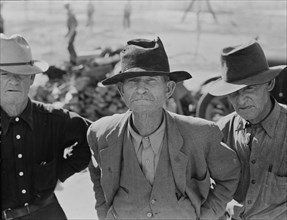 Ex-tenant farmer on relief grant in the Imperial Valley, California, 1937. Creator: Dorothea Lange.