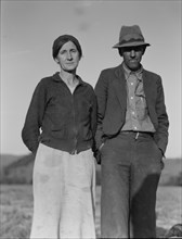 Refugees from the 1936 drought, came to California for a new start, 1937. Creator: Dorothea Lange.