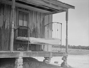 Home of white tenant farmer family, Newport, Oklahoma, 1937. Creator: Dorothea Lange.