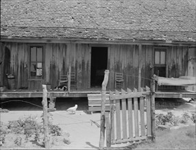 Home of white tenant farmer family, Newport, Oklahoma, 1937. Creator: Dorothea Lange.