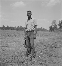 One of the farmers at the Delta cooperative farm, Hillhouse, Mississippi, 1937. Creator: Dorothea Lange.