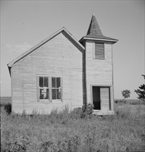 Church on the Aldridge Plantation near Leland, Mississippi, 1937. Creator: Dorothea Lange.