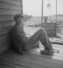 Sharecropper boy near Chesnee, South Carolina, 1937. Creator: Dorothea Lange.