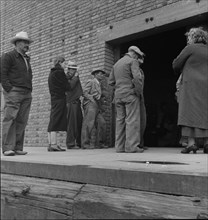 Destitute farm labor families, Kern County, California, 1938. Creator: Dorothea Lange.