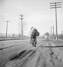 More than twenty-five years a bindle-stiff..., Napa Valley, California, 1938. Creator: Dorothea Lange.