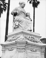 The Margaret statue, New Orleans Victorian monument, Louisiana, 1936. Creator: Walker Evans.
