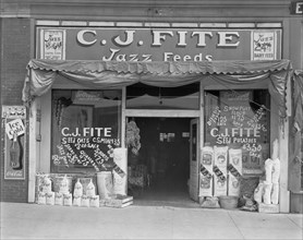 Alabama feed store front, 1936. Creator: Walker Evans.
