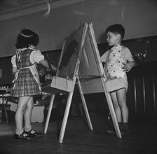 A child care center, opened September 15, 1942, for thirty child..., New Britain, Connecticut, 1943. Creator: Gordon Parks.