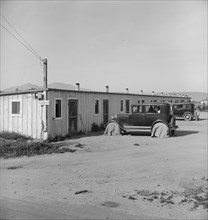 Arkansawyers auto camp, Greenfield, Salinas Valley, California, 1939. Creator: Dorothea Lange.