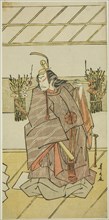 The Actor Nakamura Tomijuro I as the Spirit of Taira no Masakado Disguised as Otomo no..., c. 1775. Creator: Tamagawa Shunsui.