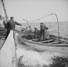 Possibly: On board the fishing boat Alden, out of Gloucester, Massachusetts, 1943. Creator: Gordon Parks.
