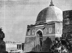 'View of the Mausoleum of the Emperor Togluck, at Togluckabad', c1891. Creator: James Grant.