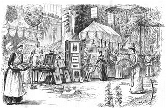 ''The "Silver Fete" at the Anglo-Danish Exhibition in aid of the Victoria Hospital for Children', 18 Creator: George du Maurier.
