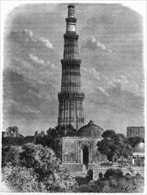 'View of the Tower of Koutub, in the Plain of Delhi', c1891. Creator: James Grant.