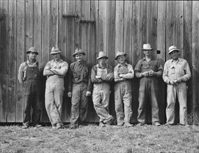 Here are the farmers who have bought machinery..., West Carlton, Yamhill County, Oregon, 1939. Creator: Dorothea Lange.