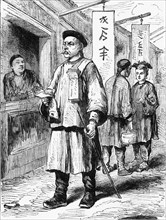 'Chinese Man Selling the "Pekin Gazette".', c1891. Creator: James Grant.