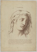 Sadness (from Heads Representing the Various Passions of the Soul; as they are Expressed i..., 1765. Creator: Anon.