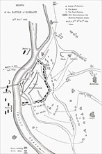 'Plan of the Battle of Sobraon', c1891. Creator: James Grant.