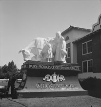 Highway sculpture, on U.S. 99, outskirts of Tulare, California, 1939. Creator: Dorothea Lange.
