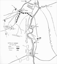 'Plan of the Battle of Assaye', c1891. Creator: James Grant.