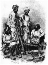 'Jaut Zemindars and Peasants', c1891. Creator: James Grant.