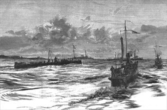 ''The Naval Mobilisation,The defence of Lough Swilly at night', 1888. Creator: Unknown.