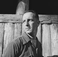 Mr. Lewis Traver, the director at Camp Nathan Hale, Southfields, New York, 1943 Creator: Gordon Parks.