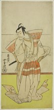 The Actor Nakamura Nakazo I as Kudo Suketsune in the Play Edo no Fuji Wakayagi Soga..., c. 1789. Creator: Rantokusai Shundo.