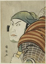 The actor Kataoka Nizaemon Vll as Iyo no Taro in the play "Seiwa Nidai Oyose Genji," perfo..., 1796. Creator: Utagawa Kunimasa.