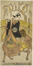 The Actor Sanogawa Ichimatsu I as Kumenosuke in the play "Na no Hana Akebono Soga," perfor..., 1741. Creator: Torii Kiyomasu.
