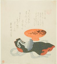 Passage 158 (Hyaku gojuhachi dan), from the series "Essays in Idleness for the..., early 19th cent. Creator: Kubo Shunman.