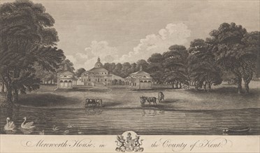 Nash Court in Boughton, in the County of Kent, from Edward Hasted's, The History and To..., 1777-90. Creator: Anon.
