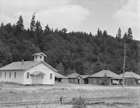 The church closed when the mill closed..., Malone, Grays Harbor County, Washington, 1939. Creator: Dorothea Lange.