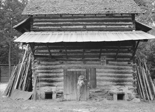 Tobacco barn, Person County, North Carolina, 1939. Creator: Dorothea Lange.
