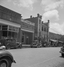Fayetteville Street in Siler City, North Carolina, 1939. Creator: Dorothea Lange.
