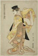 Hamamuraya: Segawa Kikunojo III as Shirabyoshi Hisakata, from the series "Portraits of..., 1794. Creator: Utagawa Toyokuni I.