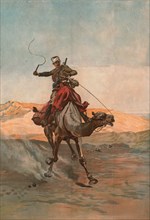 ''A Dispatch-Bearer Egyptian Camel Corps', 1888. Creator: Elizabeth Thompson.
