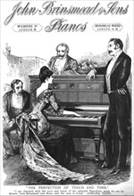 ''John Brinsmead & Sons Pianos', 1888. Creator: Unknown.
